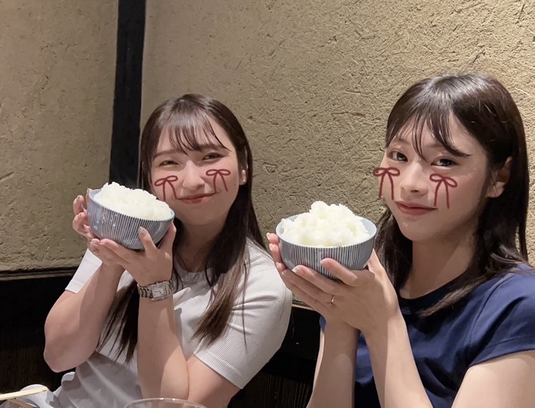 女子トーク全開💛